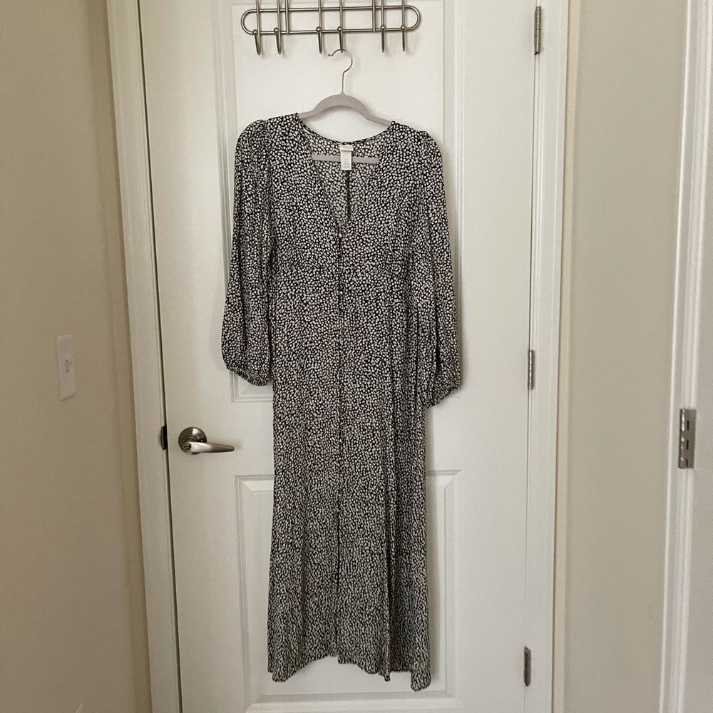 Black Floral Maxi